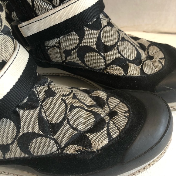 Coach Mariette fur CC signature snow boots - Picture 6 of 8